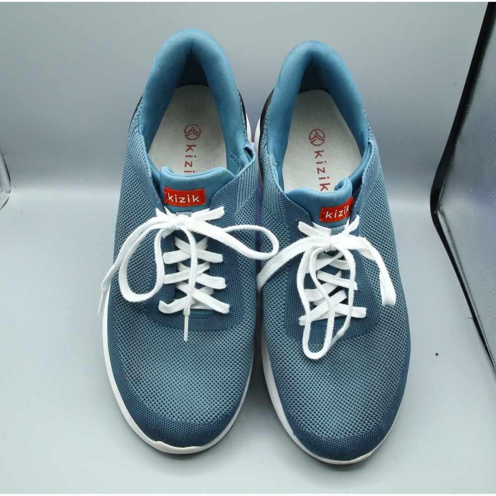 Kizik Athens DeepBlue Hands Free Slip On Sneakers Mens 12 Womens 13.5 E2FC
